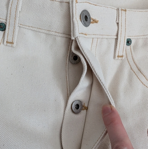 INTERIOR The Ty high-rise wide-leg jeans Ecru 31 - Picture 8 of 14